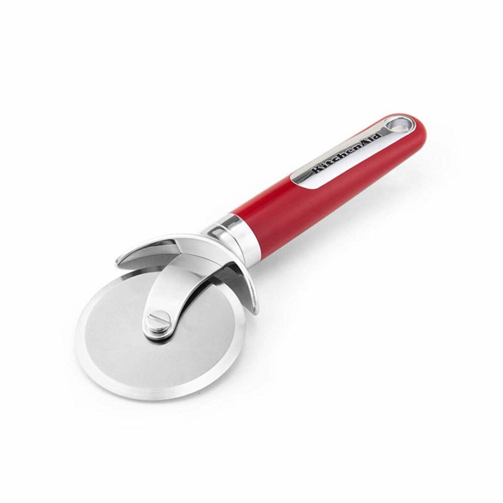 New 2 Heavy KitchenAid Professional Empire Red Pizza Cutter Wheel w Finger Guard 